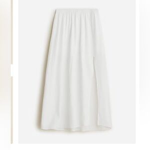 J. Crew beautiful flowy gauze skirt.